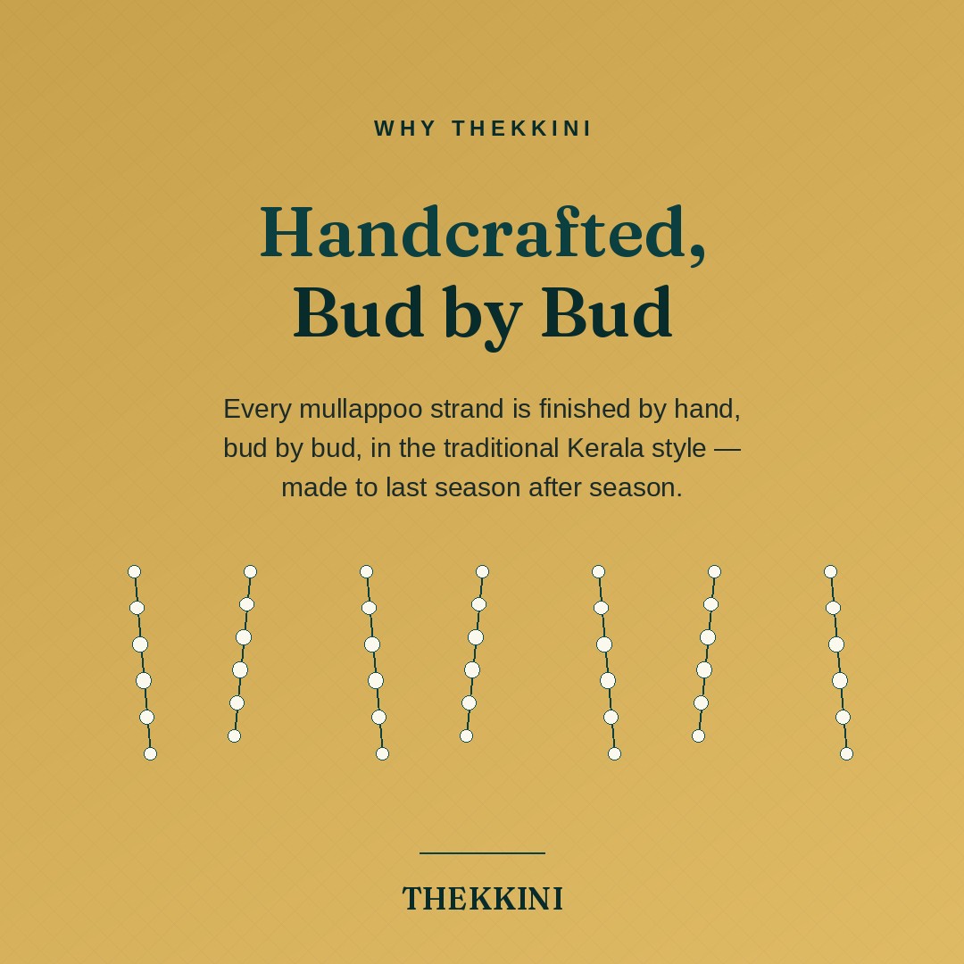Handcrafted, bud by bud